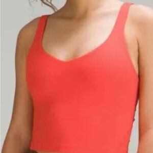 lululemon athletica Red Tank Top